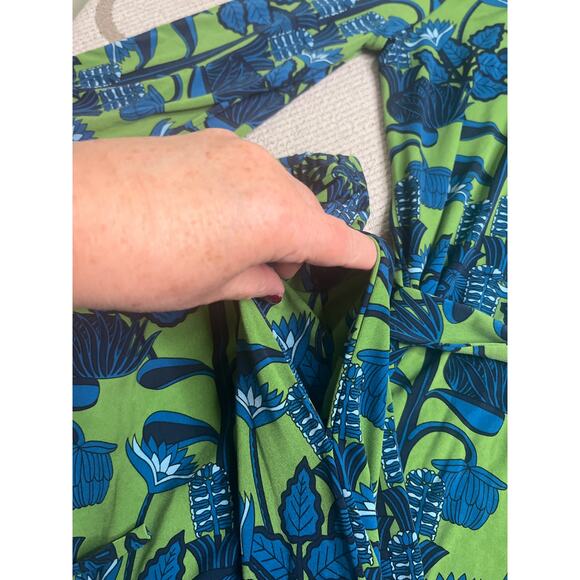 Brooks Brothers Resort Wear pant set green turquoise retro,size medium,MSRP $226 - Picture 3 of 9